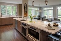 Creating a luxurious kitchen on a moderate budget