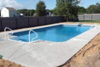 Average cost of a fiberglass pool installation near me